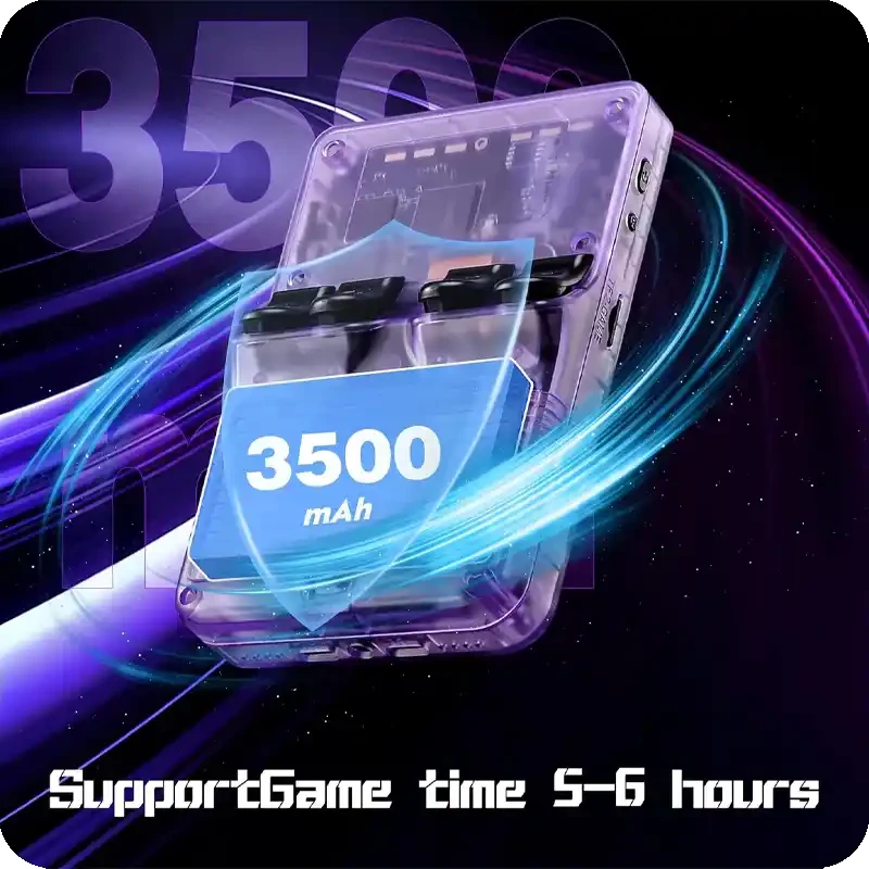 باتری 3500 کنسول بازی پرتابل مدل R36S